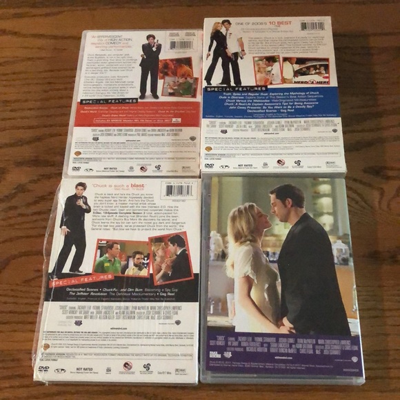 Chuck Seasons 1-4 DVDs - Picture 3 of 3